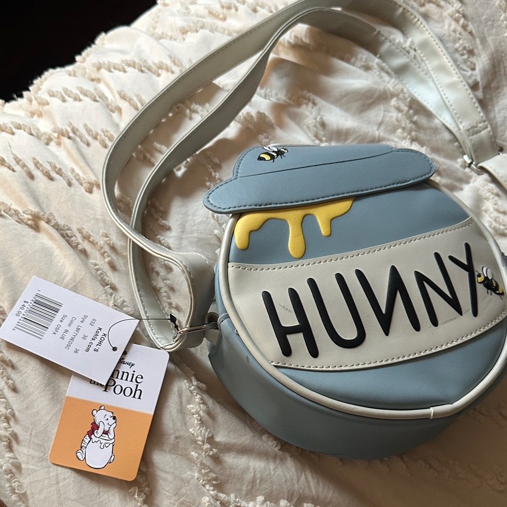 Disney Hunny Pot Crossbody Bag - Light Blue and Yellow